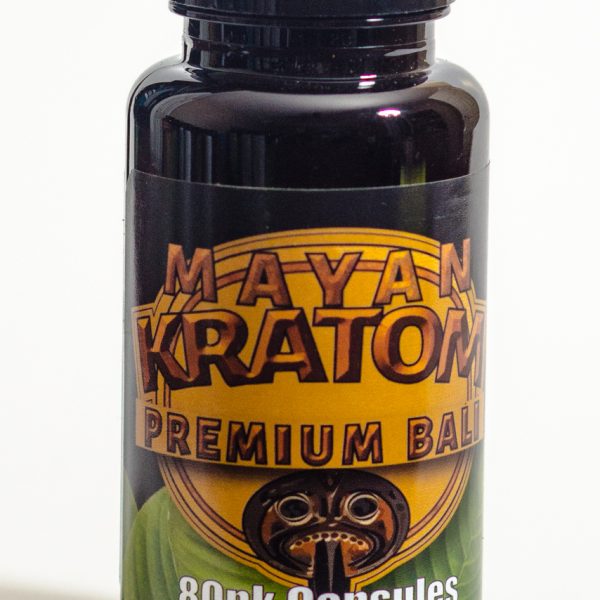 Mayan Kratom Premium Bali 80 Capsules